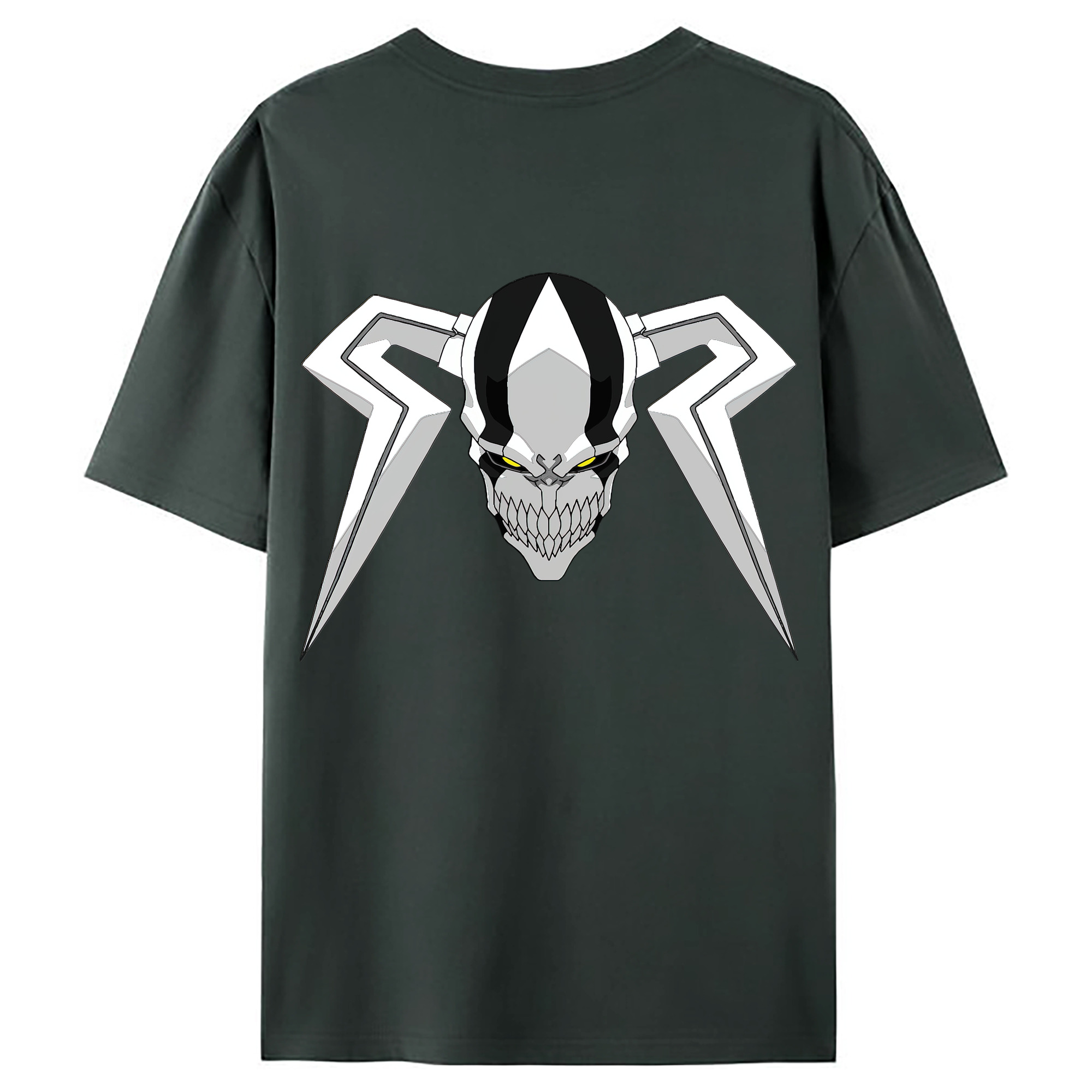 （画像用） ブリーチ 黒崎一護（くろさき いちご）BLEACH Kurosaki Ichigo 綿100％ メンズ半袖Tシャツ（バックプリント） 通気性
